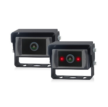 歩行者・車両検知機能付きAI搭載建設機械カメラシステム