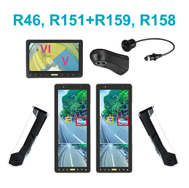 15インチ電子バックミラー搭載 ブラインドスポットモニタリングシステム